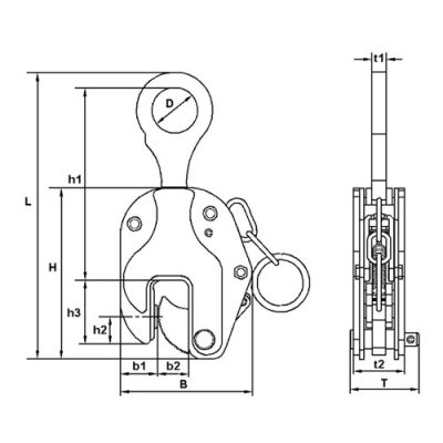 Vertical Plate Clamp - Model VPC - Image 3