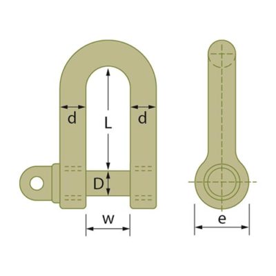 Grade S Screw Pin Shackles - Image 2