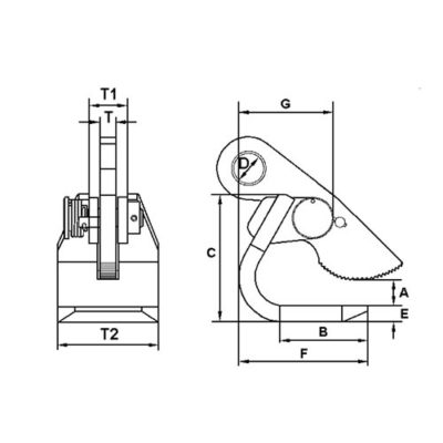Horizontal Plate Clamp MODEL HPC - Image 3