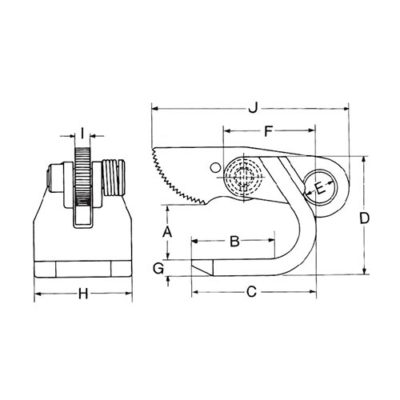 Horizontal Plate Clamp MODEL HPC - Image 2