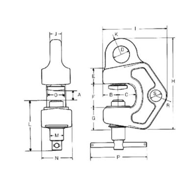 Multi Directional Lifting Clamp MODEL SBB - Image 2