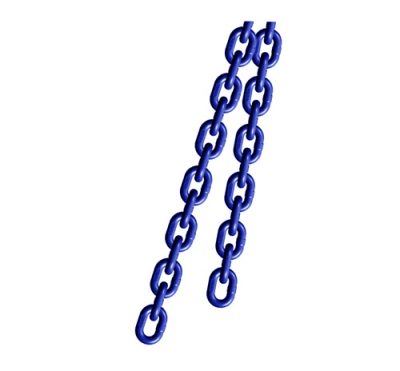 Grade 100 Chain (Blue-painted)
